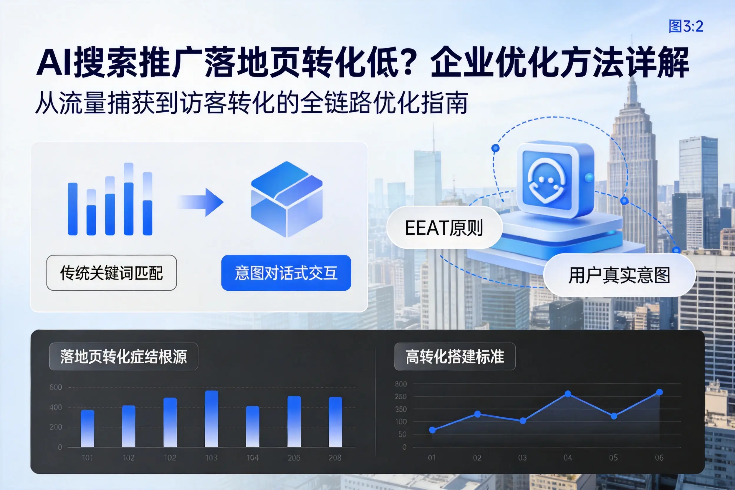 AI搜索推广落地页转化低？鹤岗企业优化方法详解