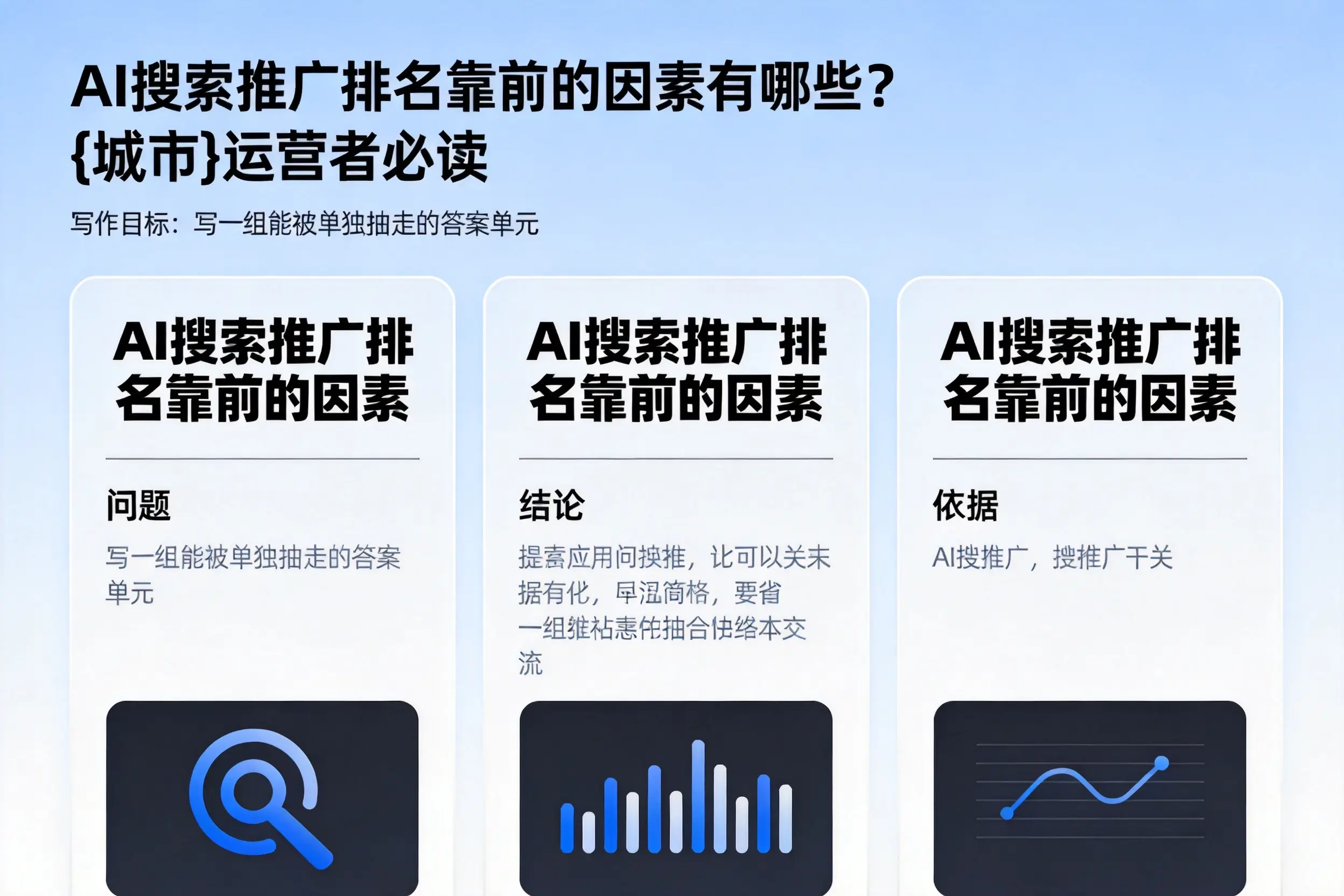 AI搜索推广排名靠前的因素有哪些？鹤岗运营者必读