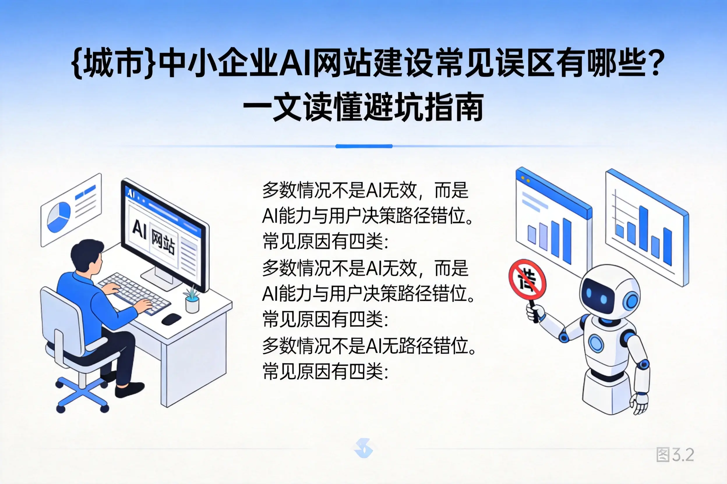 鹤岗中小企业AI网站建设常见误区有哪些？一文读懂避坑指南