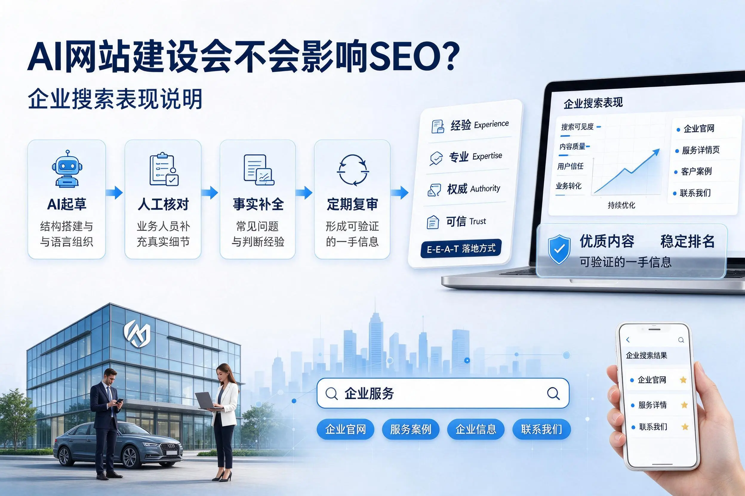 AI网站建设会不会影响SEO？鹤岗企业搜索表现说明